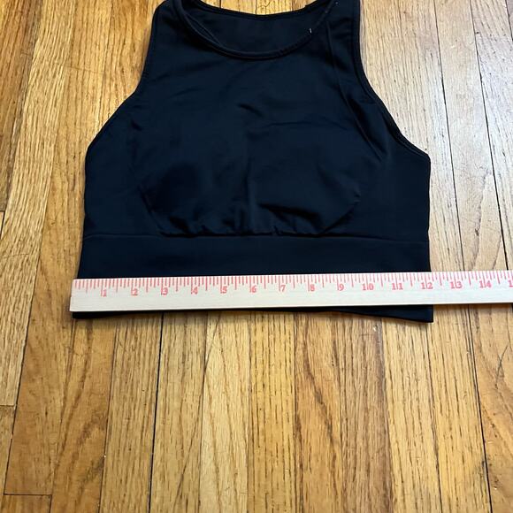 Lululemon Sports Bra Womens 6 Ebb to Train Bra High Neck Medium Support Black - Picture 5 of 6
